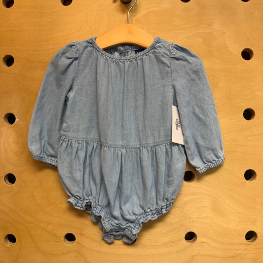 Chambray Bubble Romper