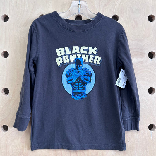 Grey Black Panther LS Tee