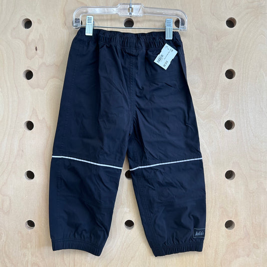 Black + White Waterproof Pants