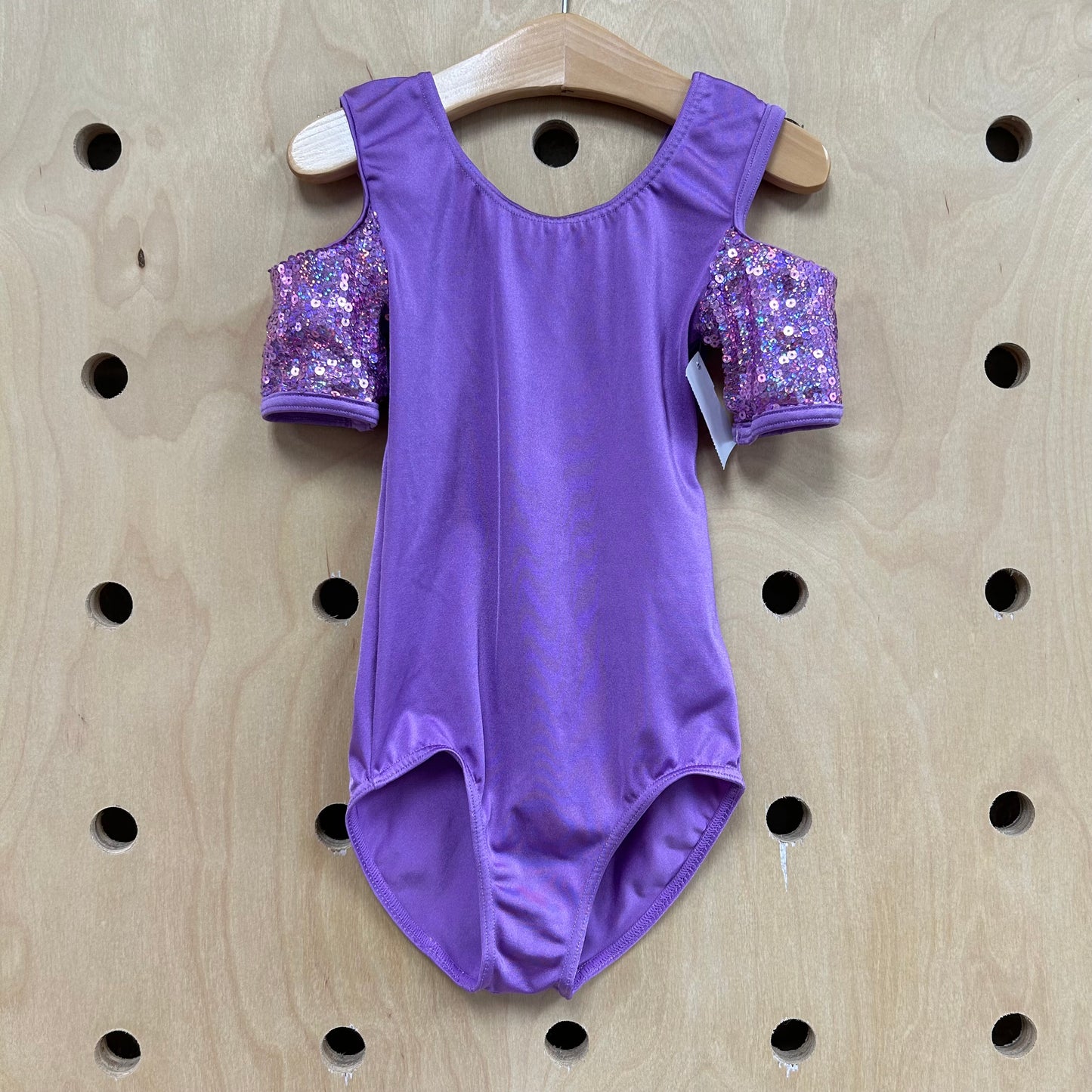 Lavender Sequins Leotard