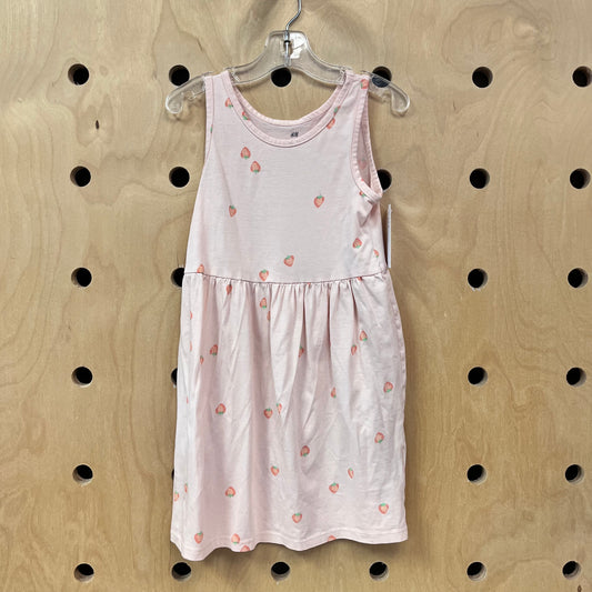 Peach Strawberry Dress
