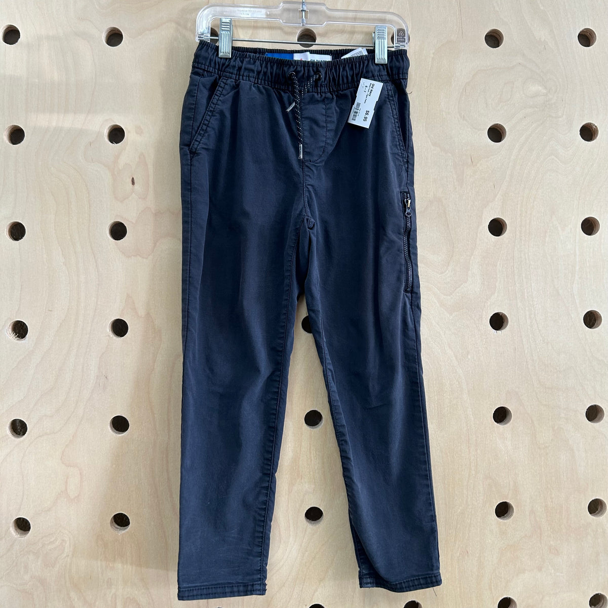 Black Tech-Taper Pants