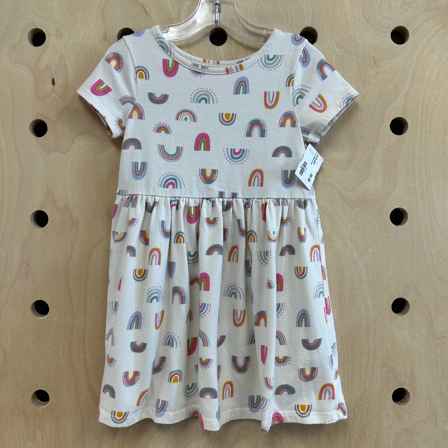 Cream Rainbow Dress