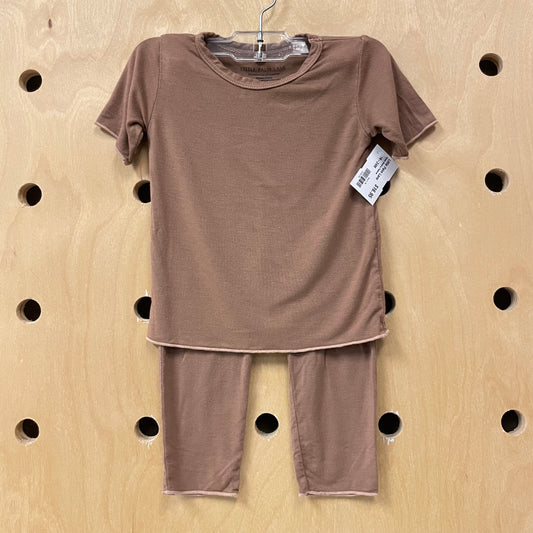 Brown Bamboo Pajamas