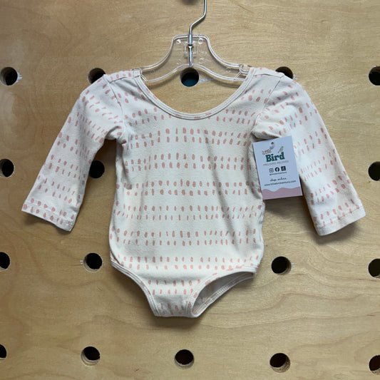 Cream & Pink Bodysuit