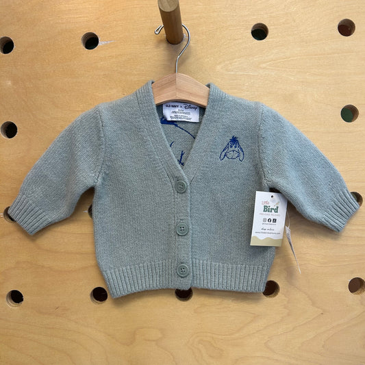 Dusty Blue Eeyore Cardigan NEW!