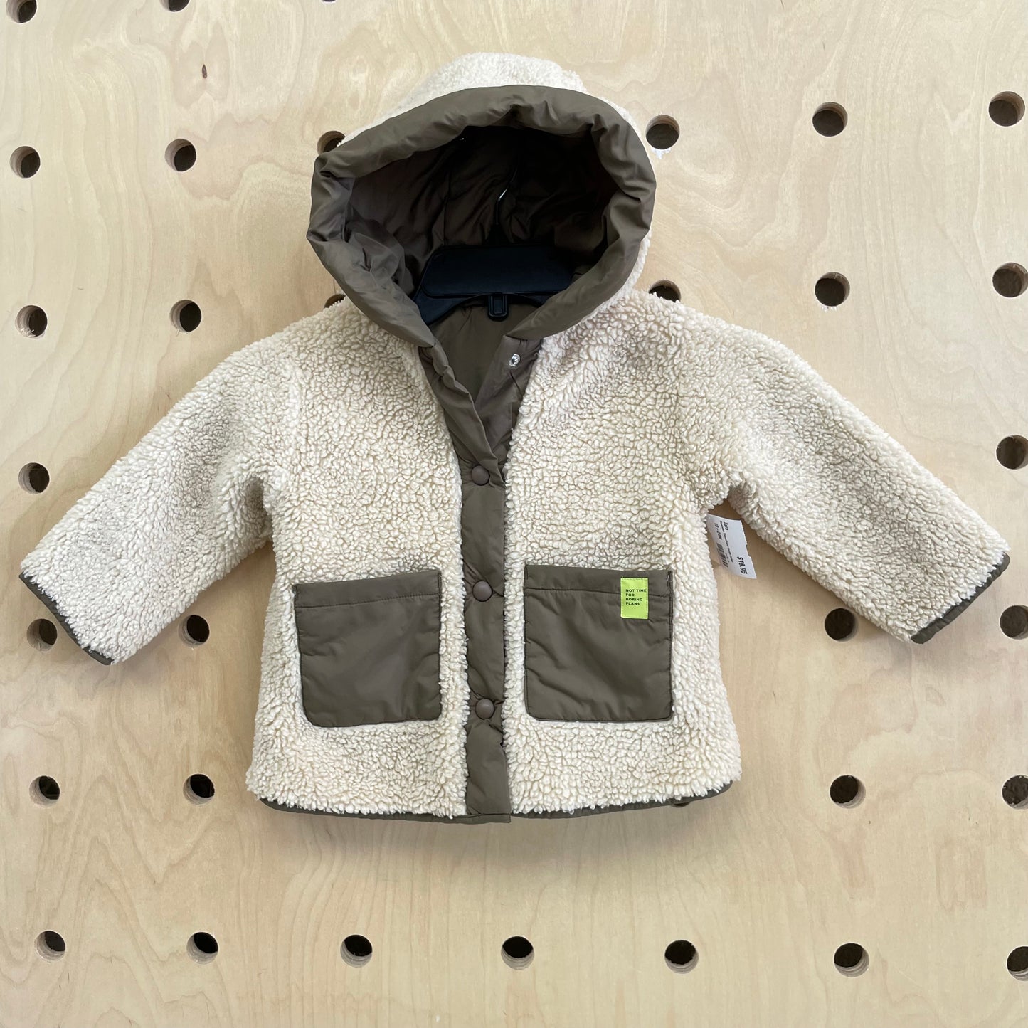 Reversible Fleece/Puffer Hoodie Jacket