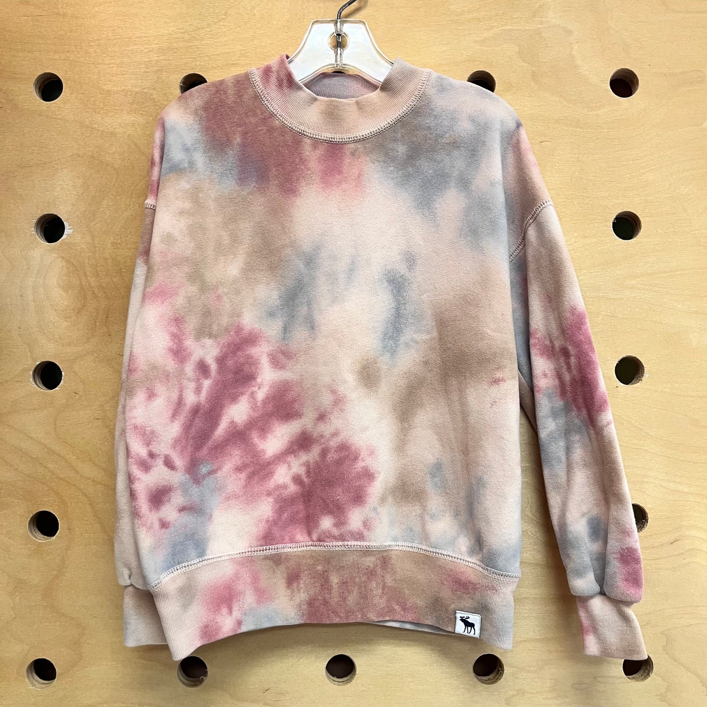 Pink/Blue Tie Dye Turtleneck