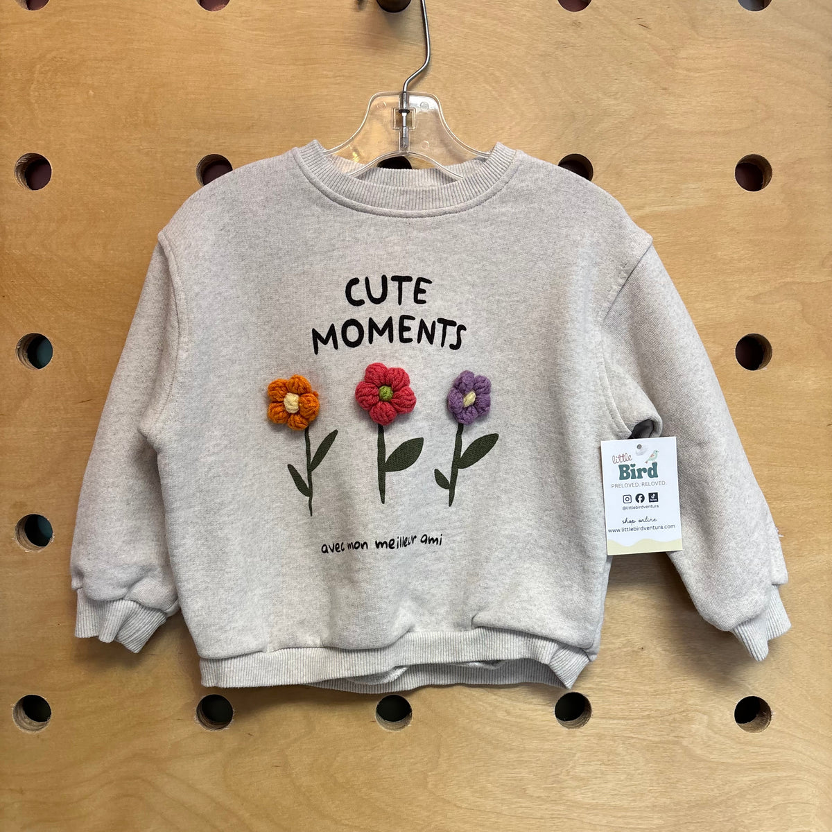 Cute Moments Floral Sweatshirt