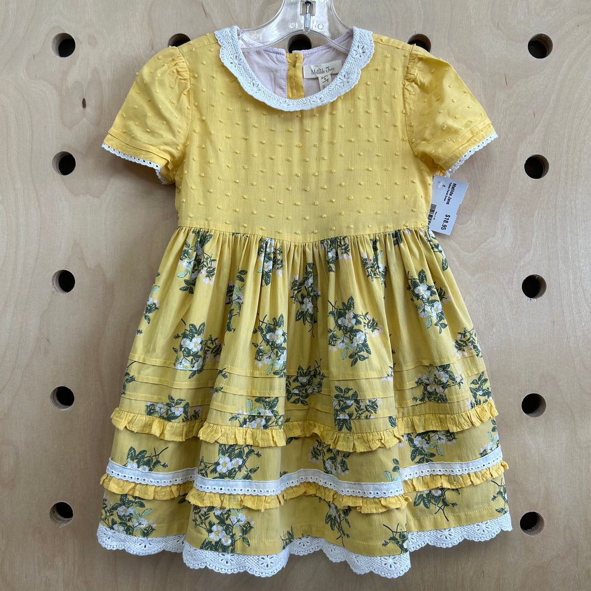 Yellow Floral Dress
