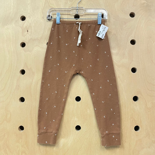 Brown Moons Drawstring Joggers