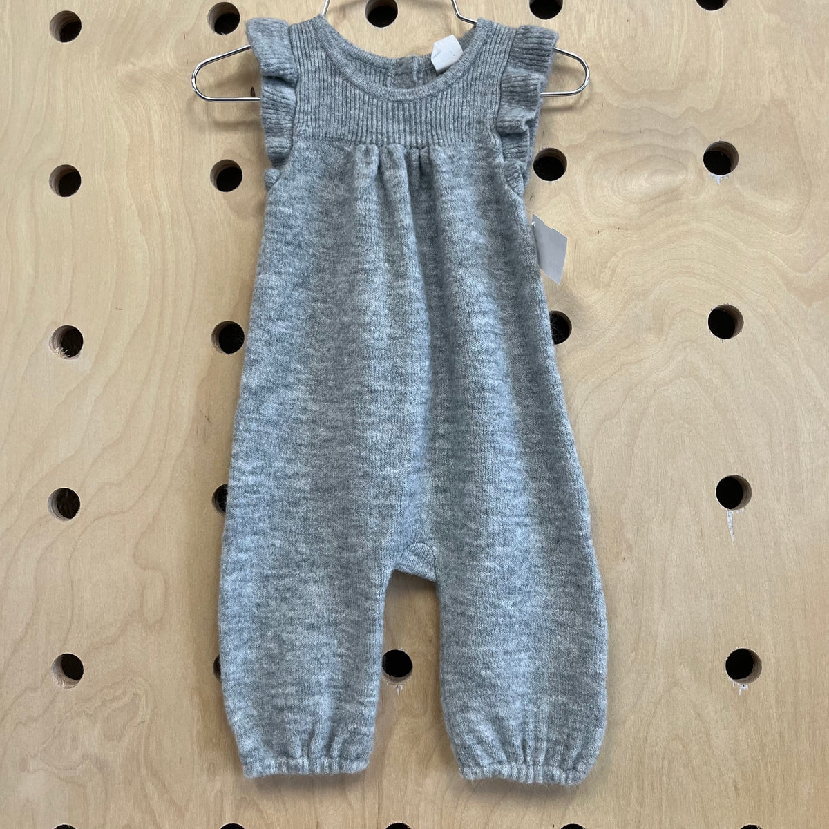 Grey Fuzzy Romper