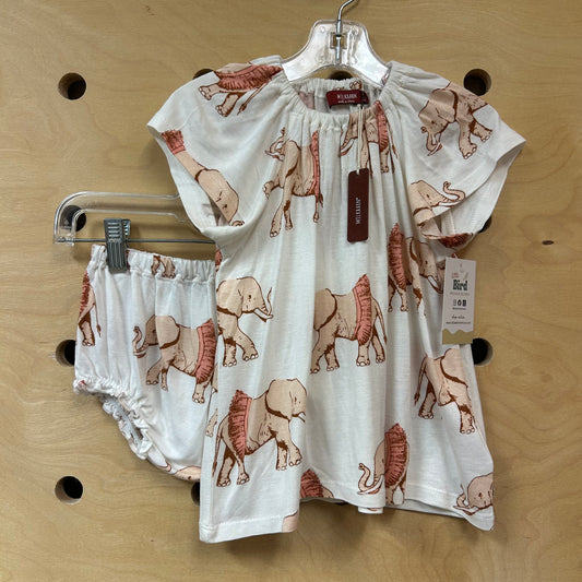 Cream Elephant Bamboo Outfit NEW!