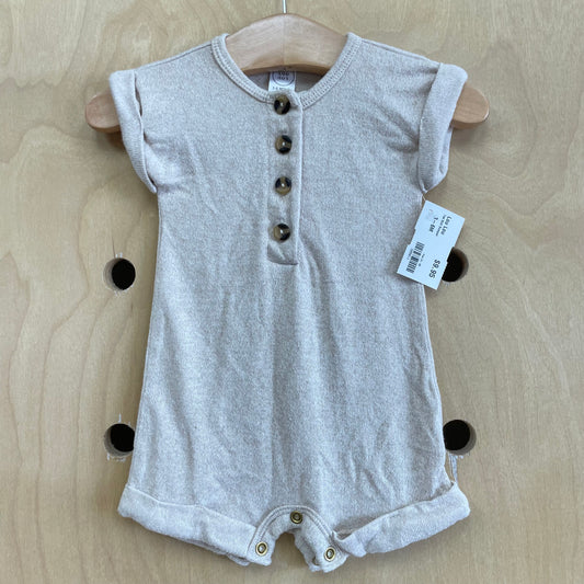 Tan Knit Romper