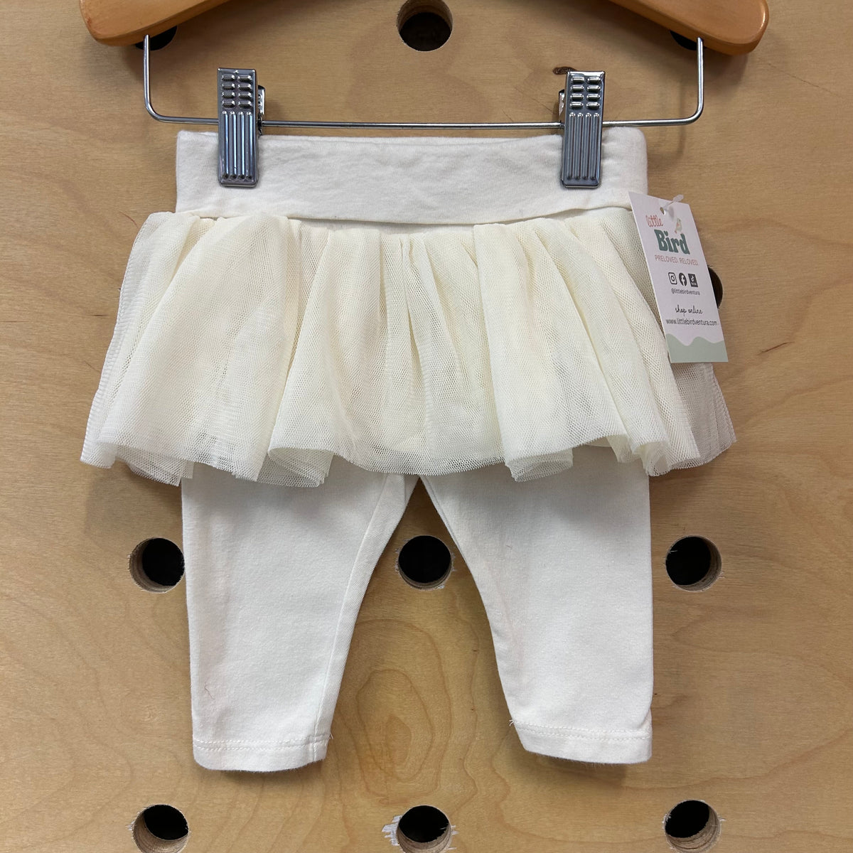 White Tulle Soft Pants