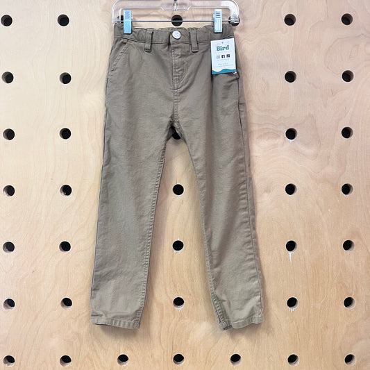 Tan Stright Fit Pants