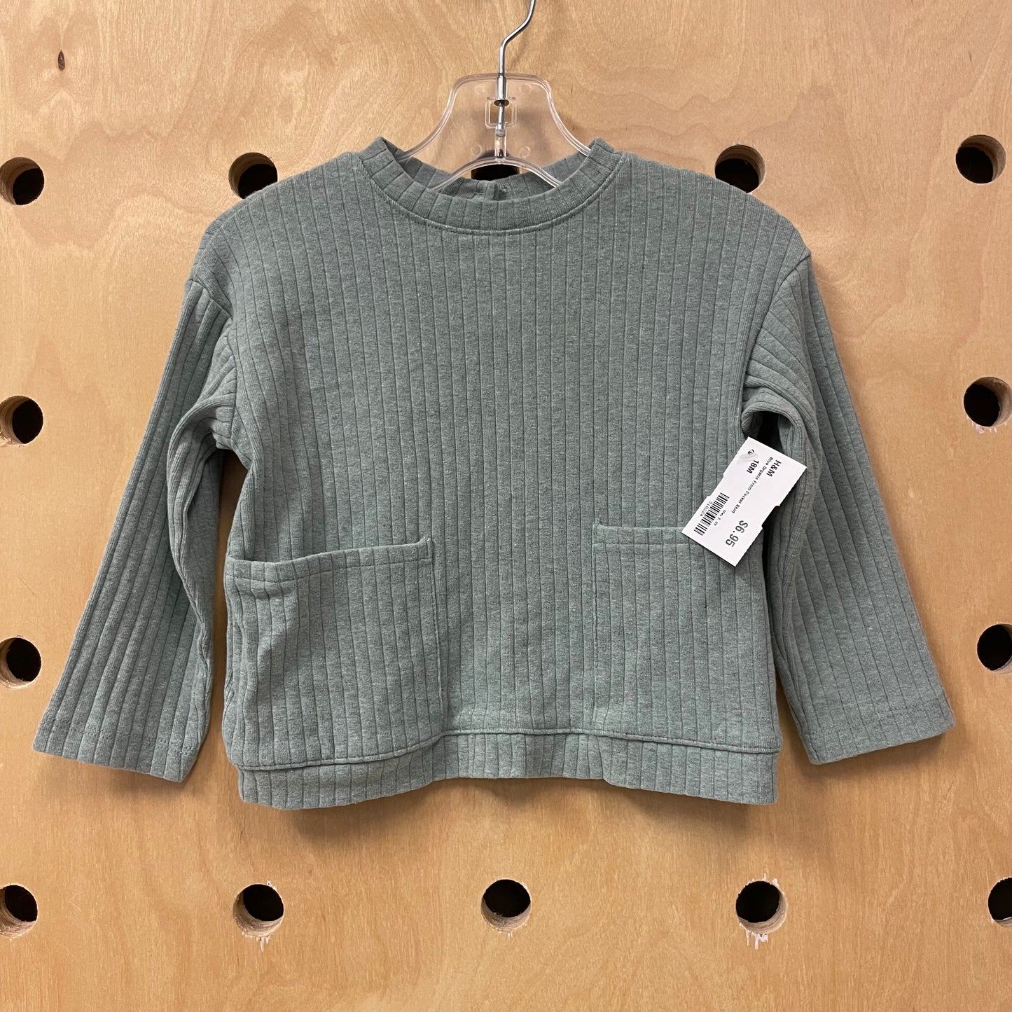 Blue Organic Front Pocket Shirt