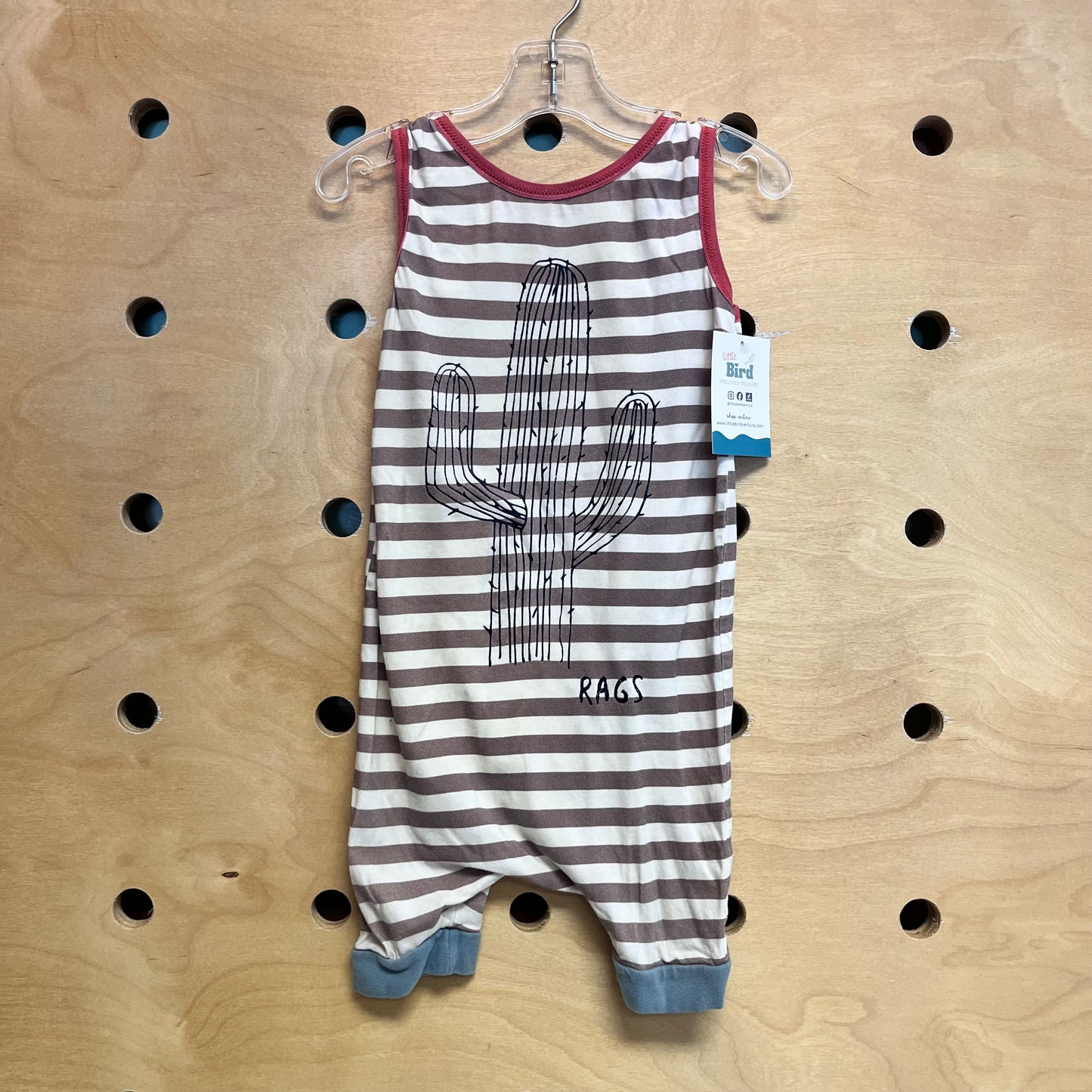 Tan/Cream Cactus Romper