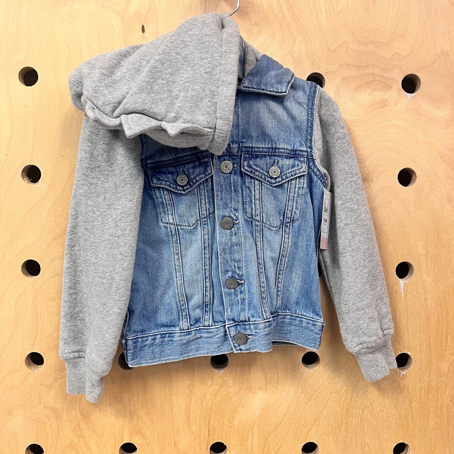 Dino Scales Hoodie Denim Jacket