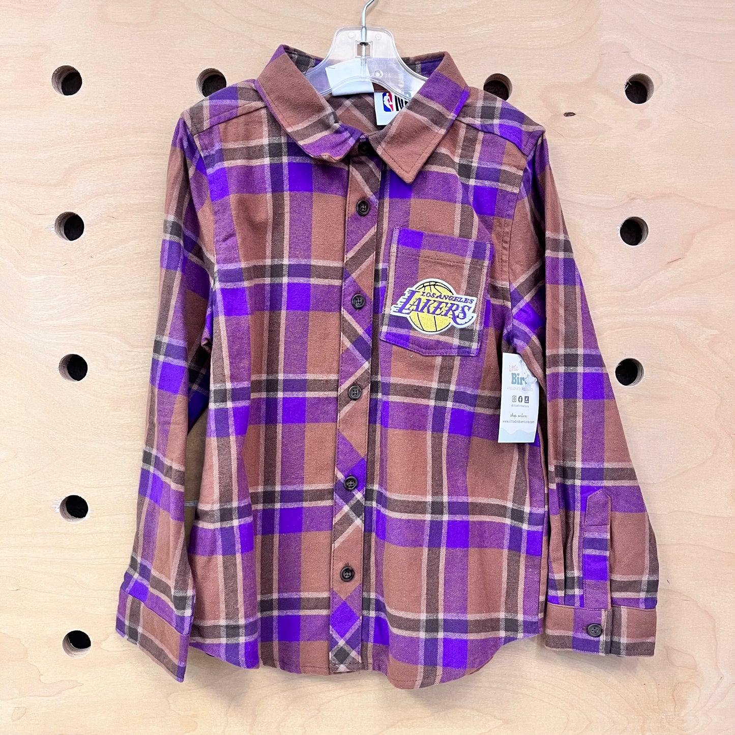 Plaid Lakers Flannel