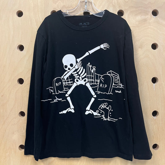 Dabbing Skeleton Long Sleeve