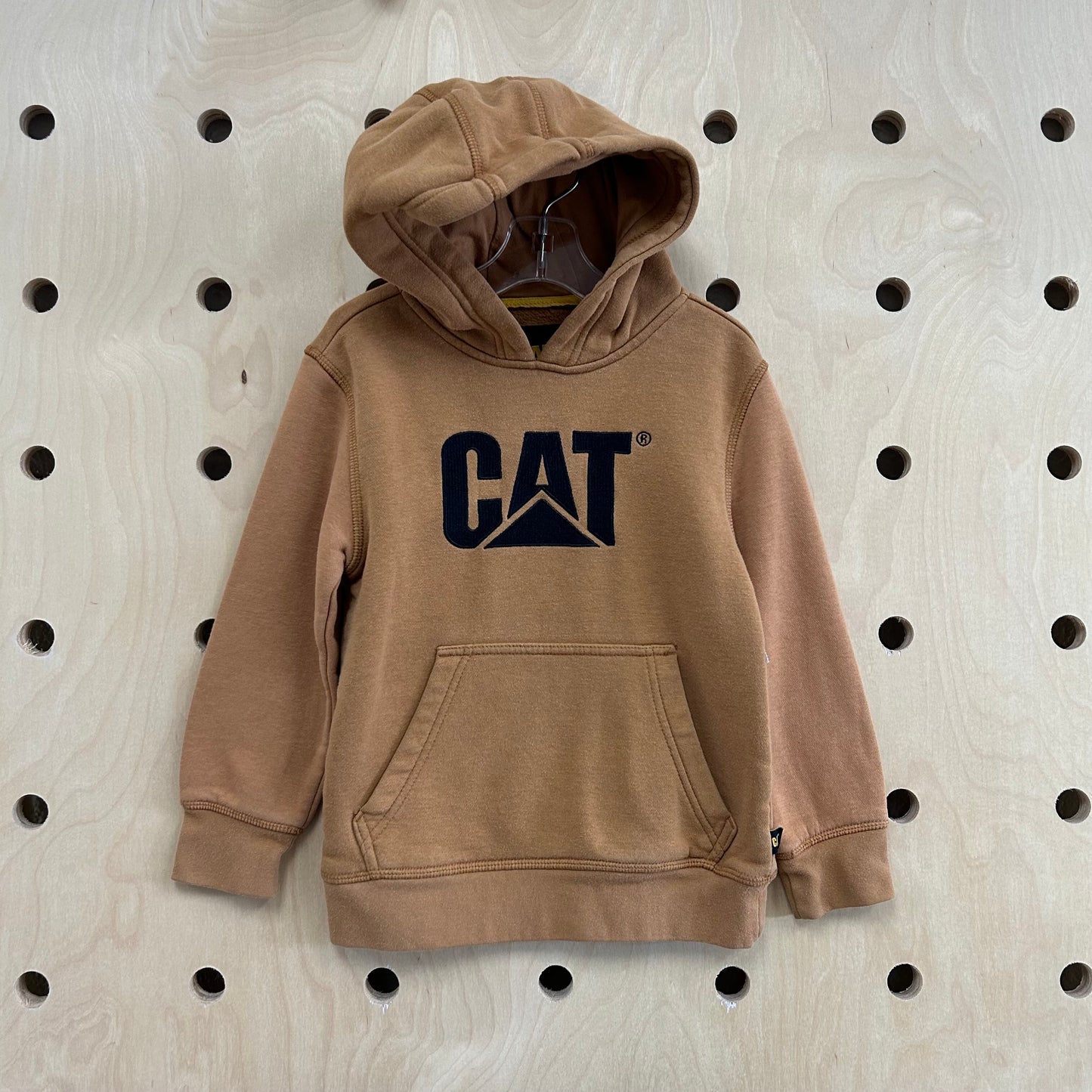 Tan CAT Hoodie Pullover