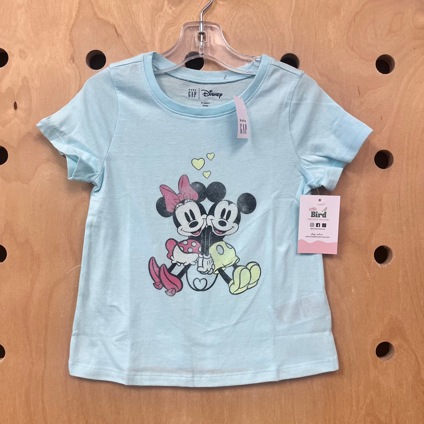 Aqua Minnie & Mickey Tee NEW!
