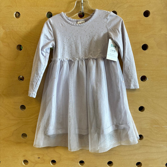 Lavender & Gold Tulle Dress