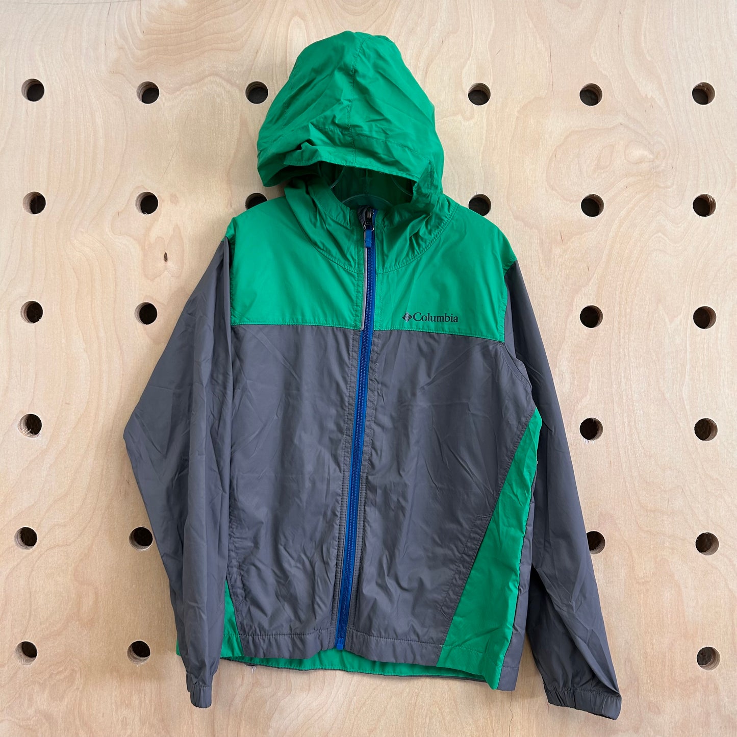 Green & Grey Windbreaker