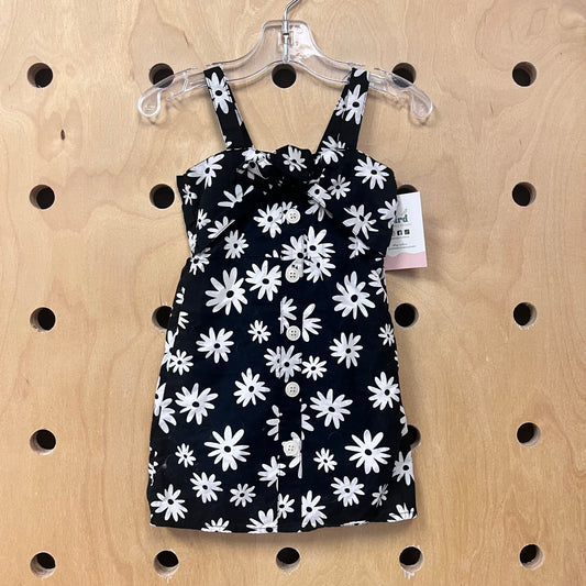 Black & White Daisy Dress