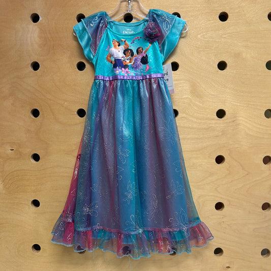 Blue/Pink Tulle Encanto Nightgown