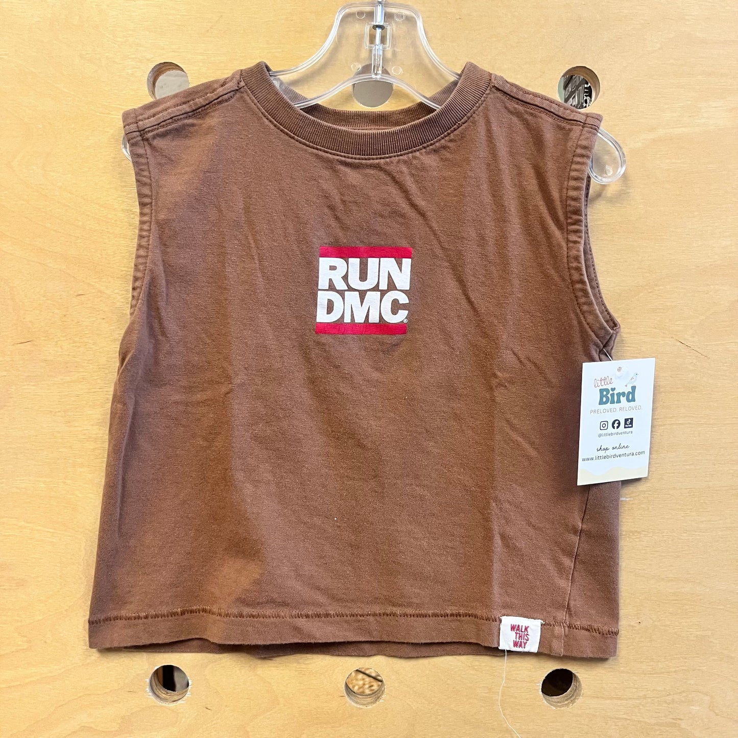 Brown Run DMC Muscle Tank