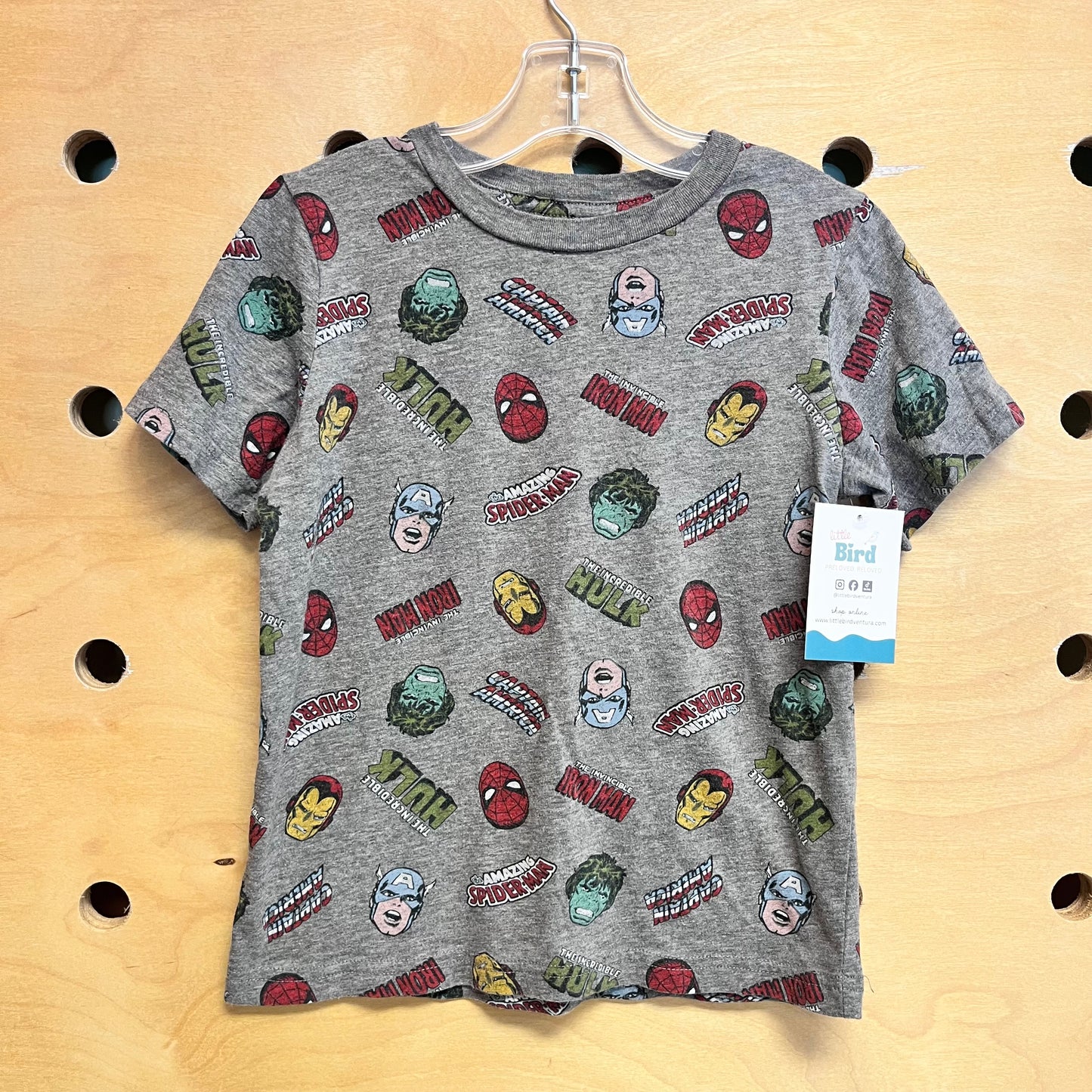 Grey Spiderman Tee