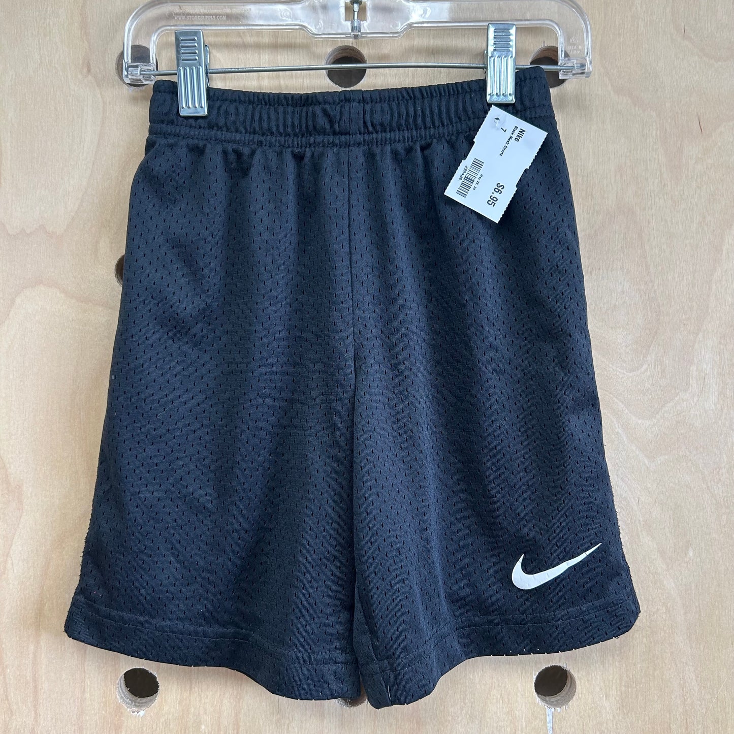 Black Mesh Shorts