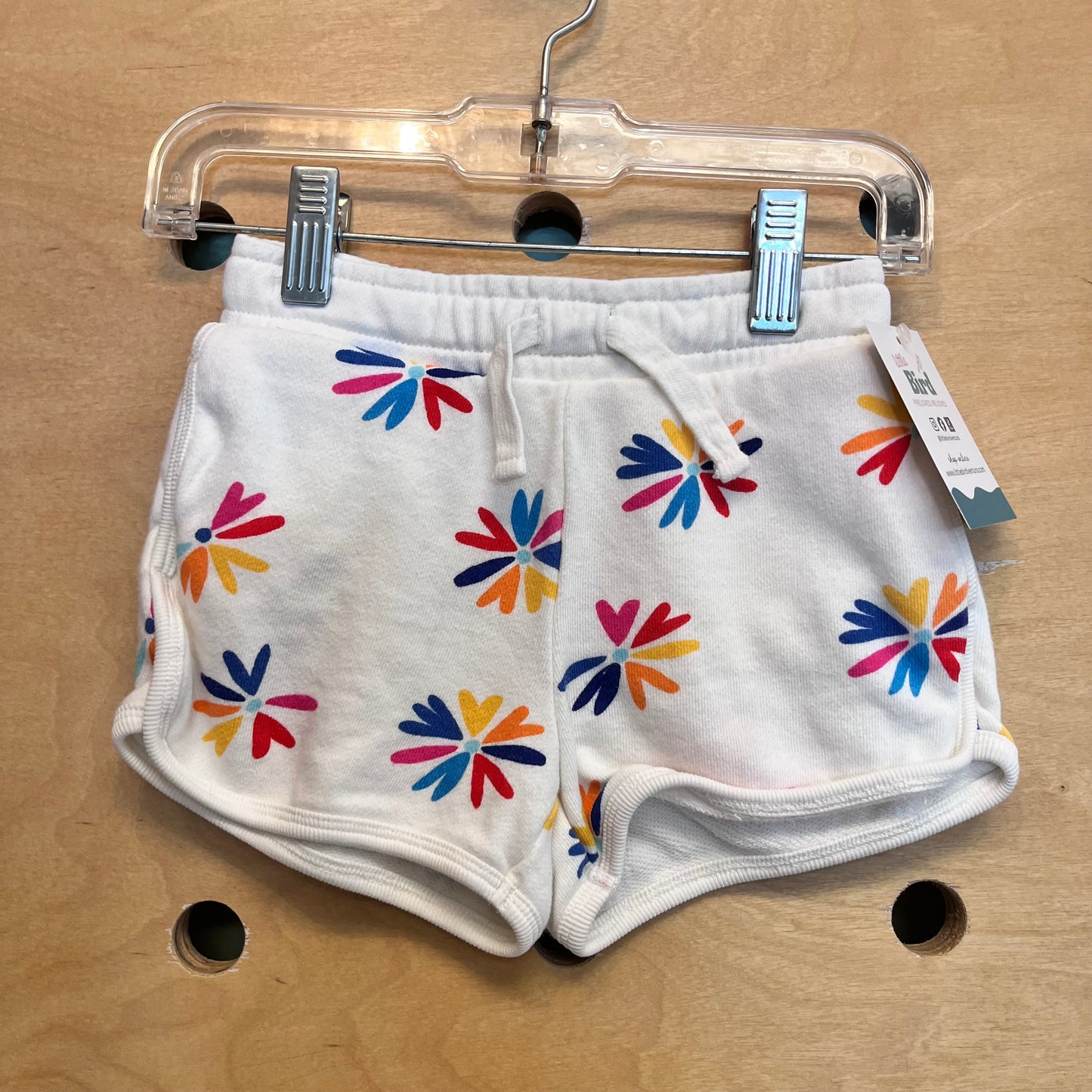White/Colorful Cotton Shorts