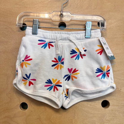 White/Colorful Cotton Shorts