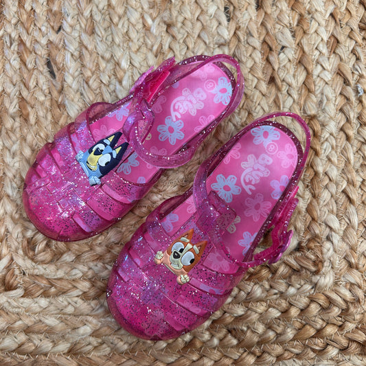 Pink Bluey Jelly Fisherman Sandals