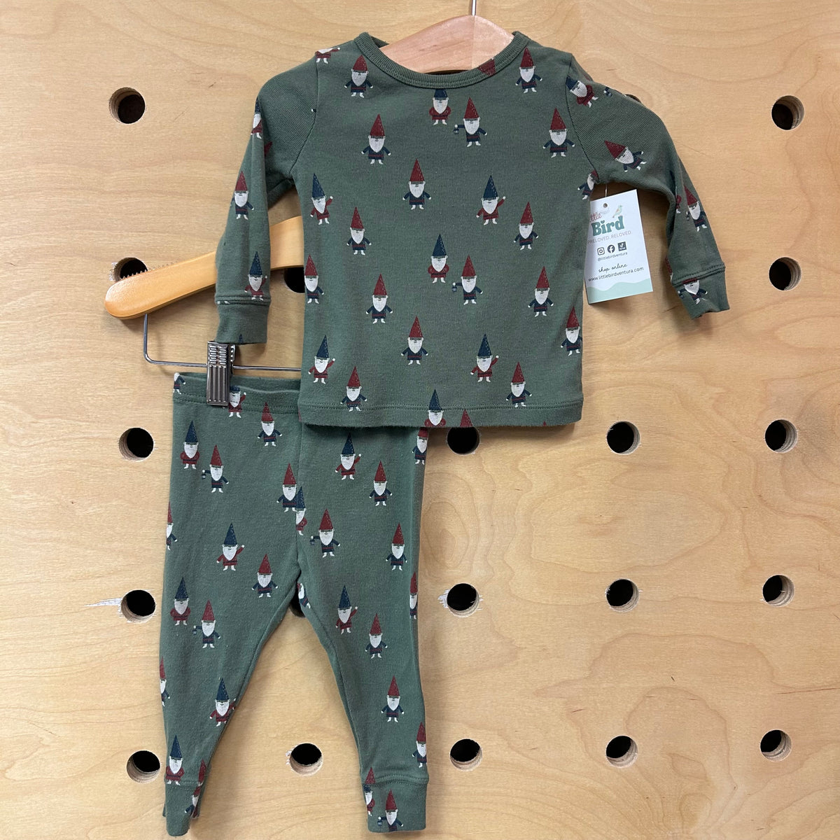 Organic Green Gnomes Pajamas