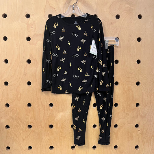 Black Harry Potter Bamboo Pajamas
