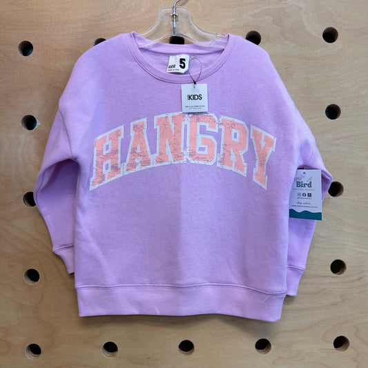 Purple HANGRY Pullover NEW!