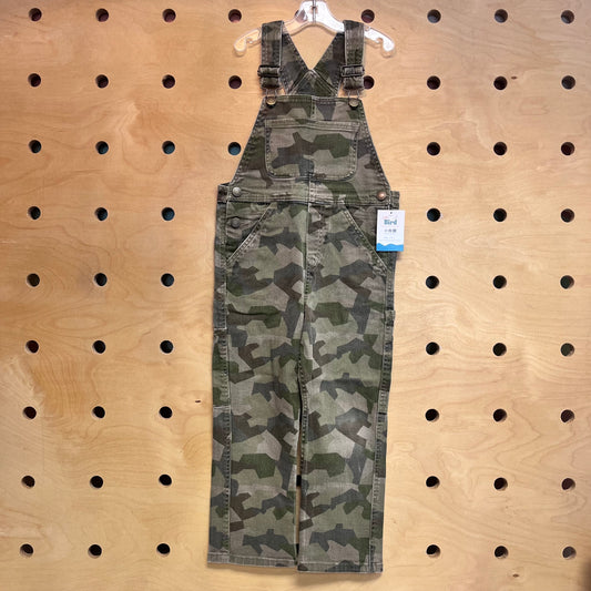 Camo Denim Overalls