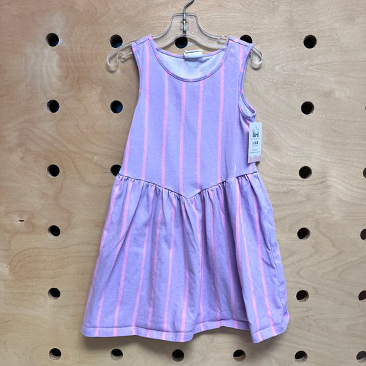 Lavender/Pink Striped Dress