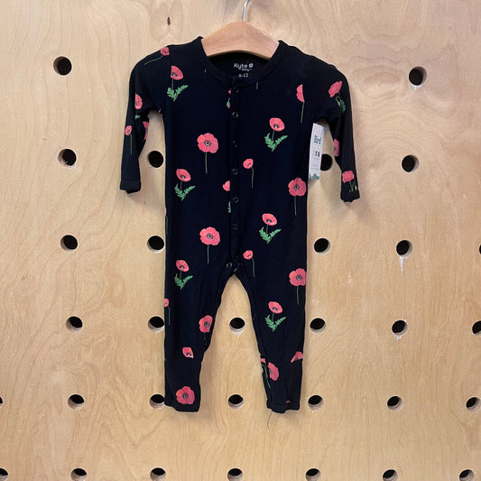 Black Poppy Bamboo Zippy