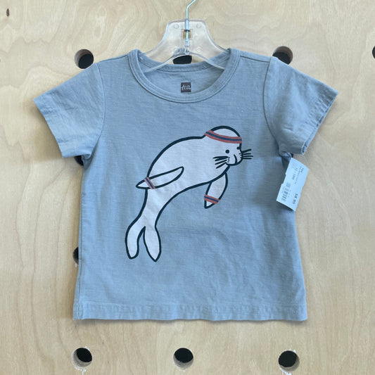 Grey Workout Seal Tee