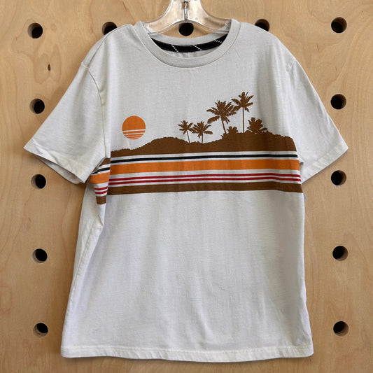 Sunset Island Scene Tee