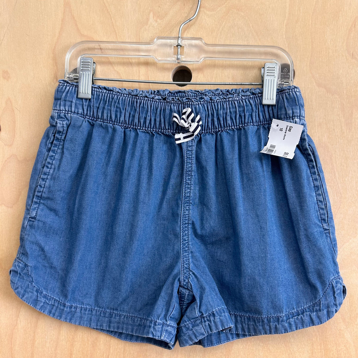 Chambray Shorts