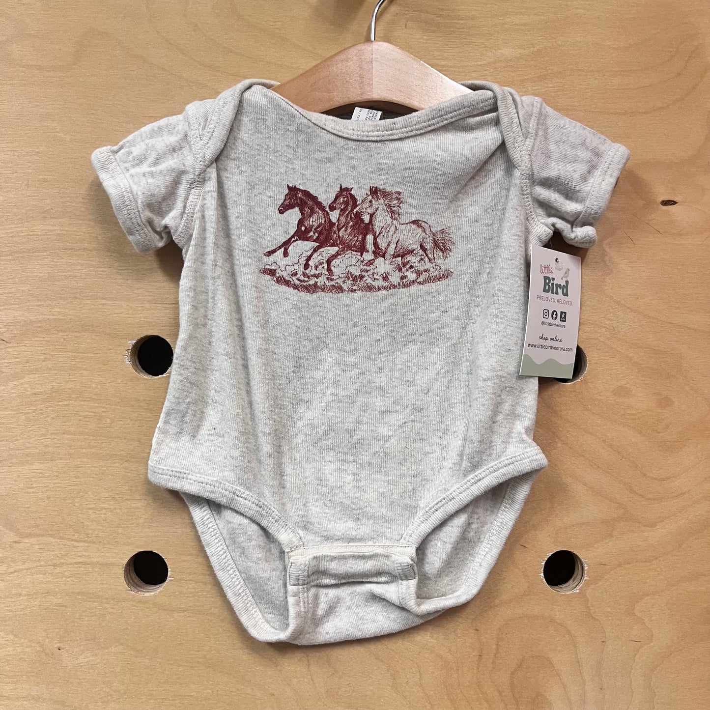 Oatmeal Horses Bodysuit