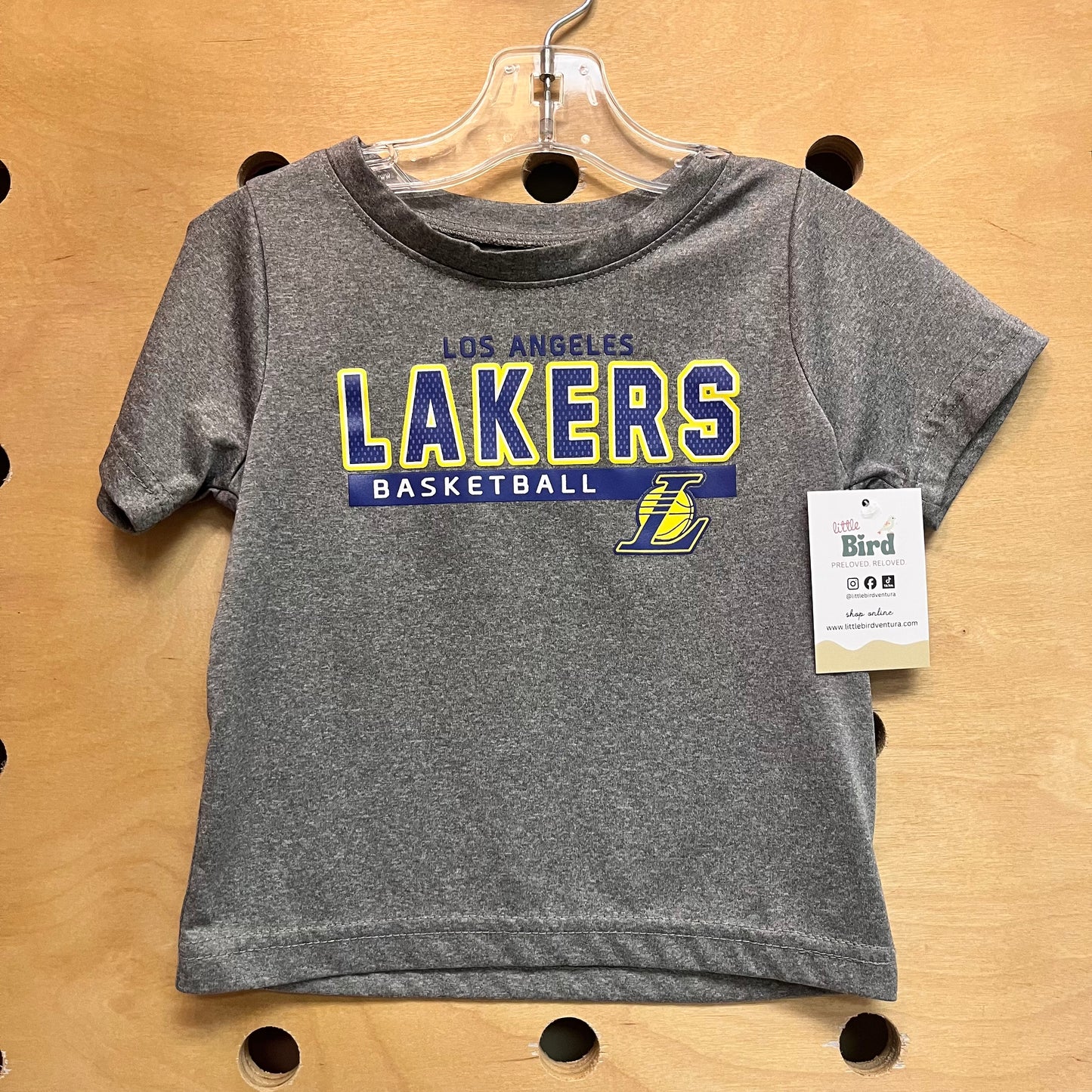 Grey Active Lakers Tee