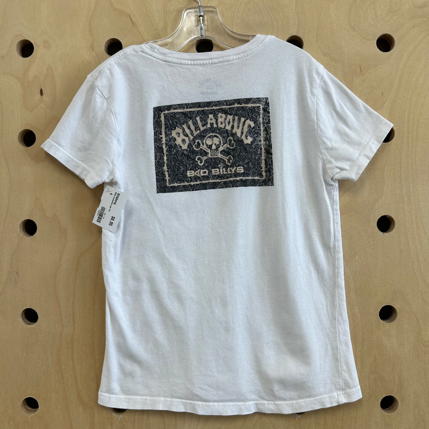 White Crossbones Logo Tee