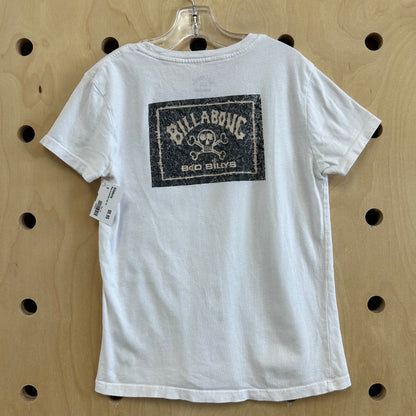 White Crossbones Logo Tee